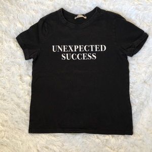 Zara 💯 % Cotton T-shirt With Logo